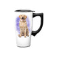 Yellow Lab - Ceramic and Stainless Steel Travel Mug - Mellow Monkey
