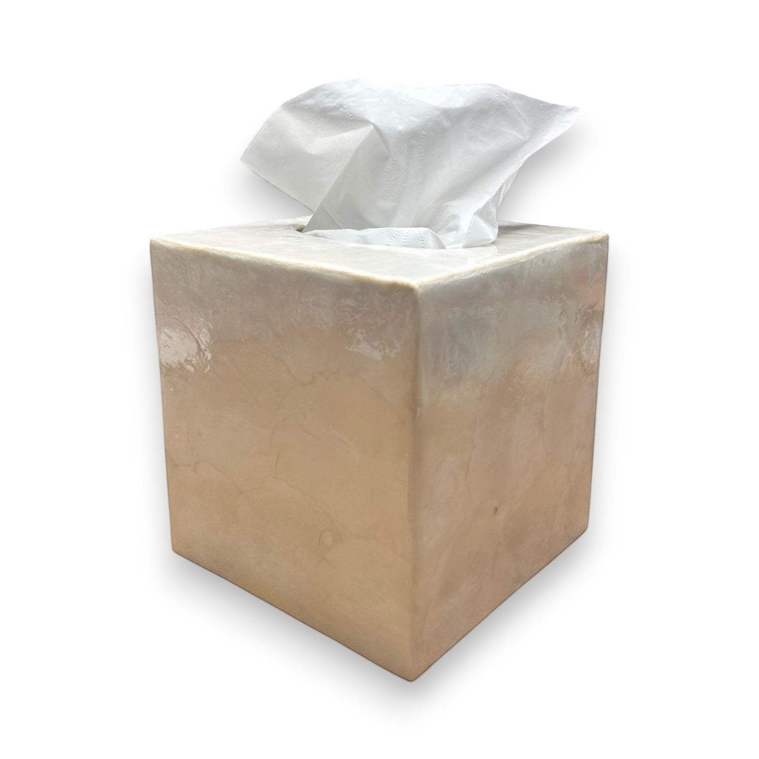 Capiz Boutique Tissue Box Cover - Mellow Monkey
