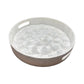Capiz Round Serving Tray - 14-in - Mellow Monkey