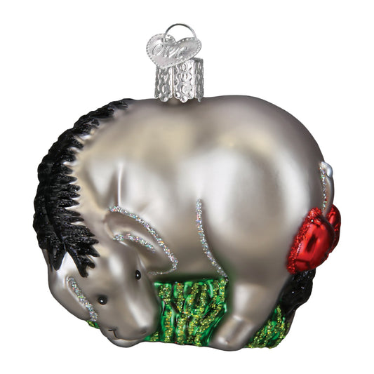 Eeyore - Old World Christmas Blown Glass Holiday Ornament - Mellow Monkey