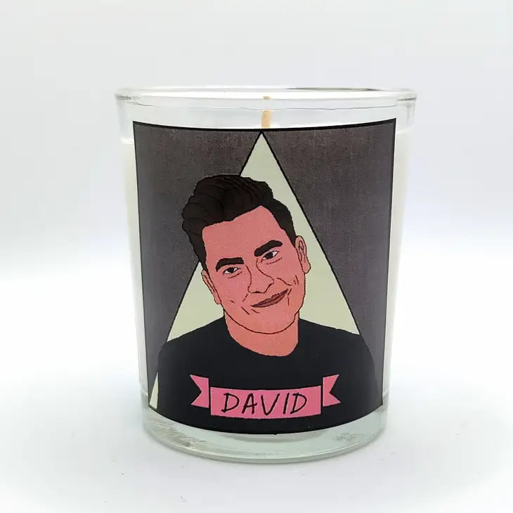 David - Glass Votive Candle