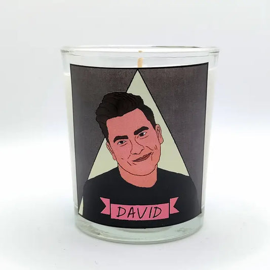 David - Glass Votive Candle - Mellow Monkey