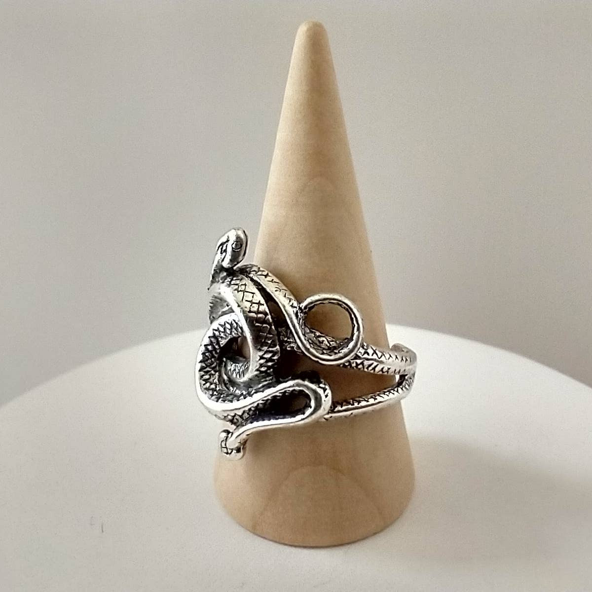 Snake Statement Ring - Adjustable - Mellow Monkey
