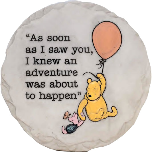 Pooh Adventure - Stepping Stone and Wall Plaque
