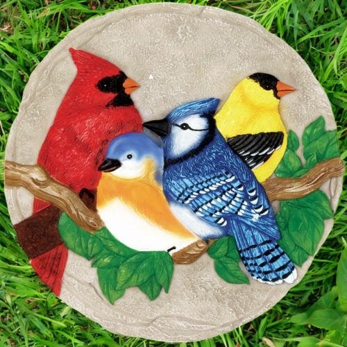 Birds - Stepping Stone and Wall Plaque