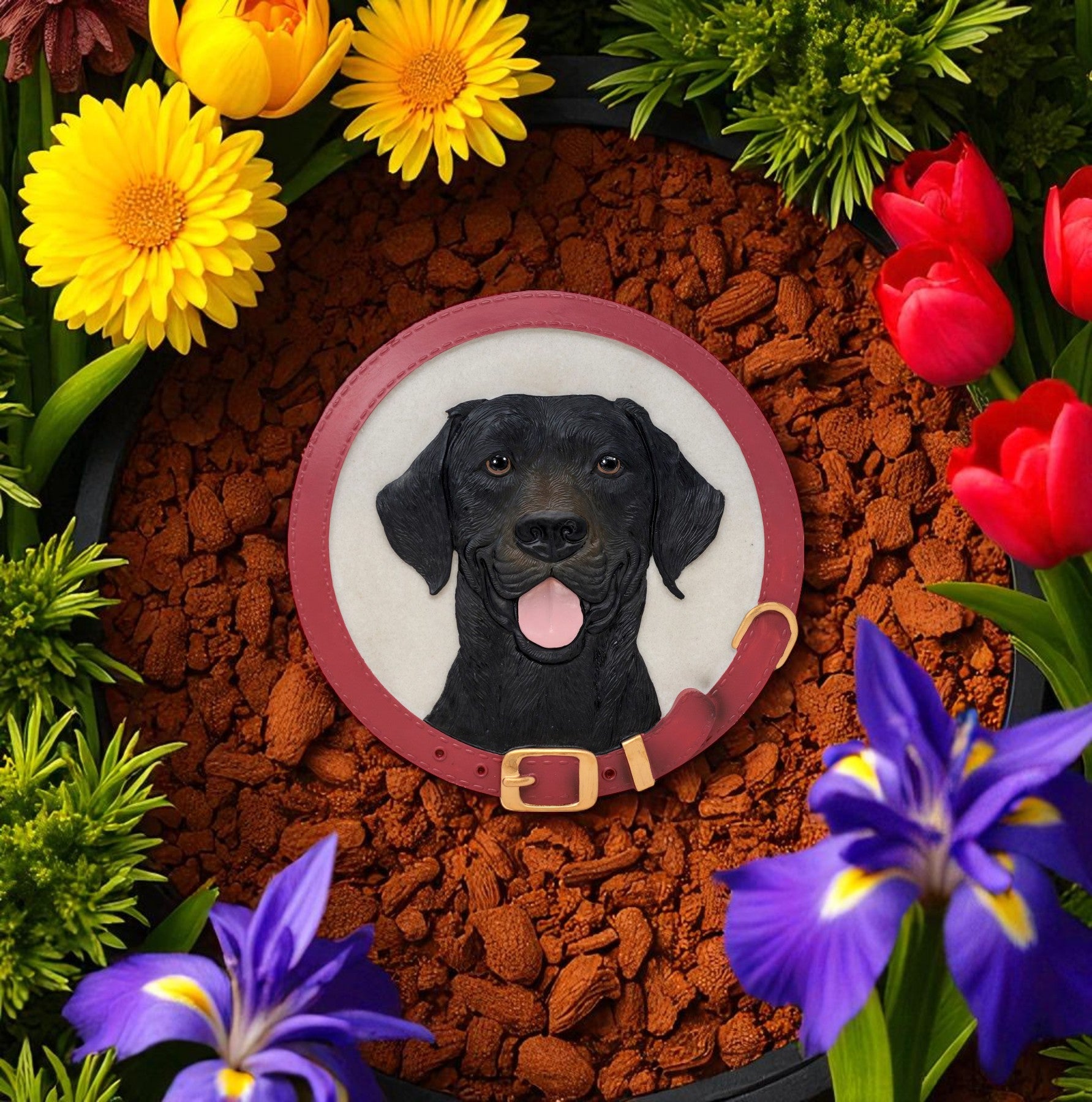 Black Lab- Stepping Stone and Wall Plaque - Mellow Monkey