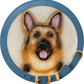 German Shepherd - Stepping Stone and Wall Plaque - Mellow Monkey