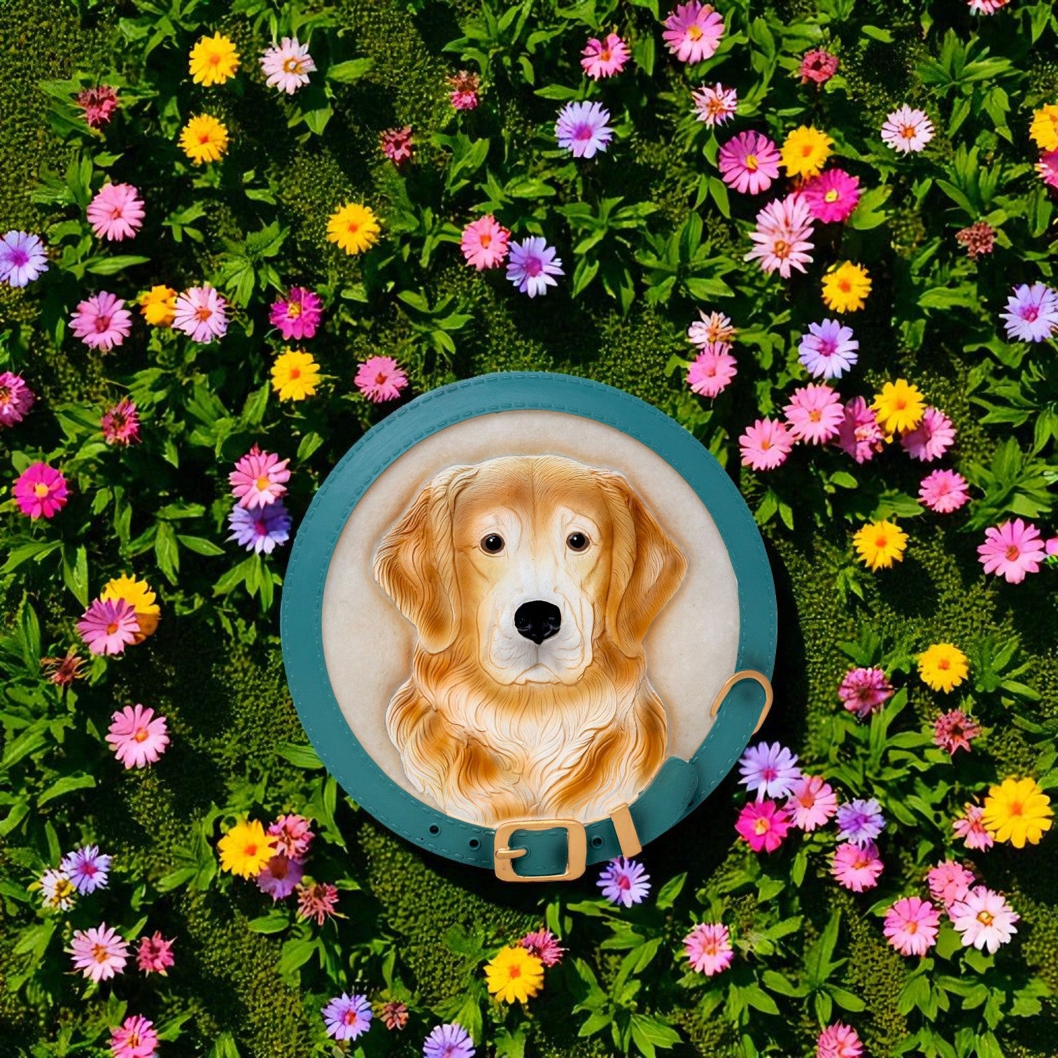 Golden Retriever - Stepping Stone and Wall Plaque - Mellow Monkey