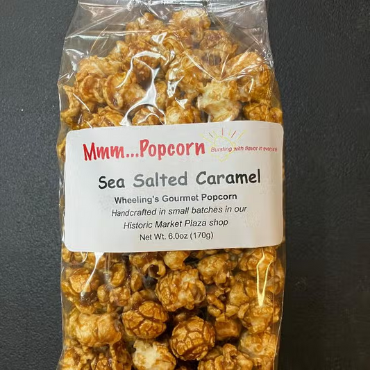 Sea Salted Caramel Gourmet Popcorn - 6-oz - Mellow Monkey