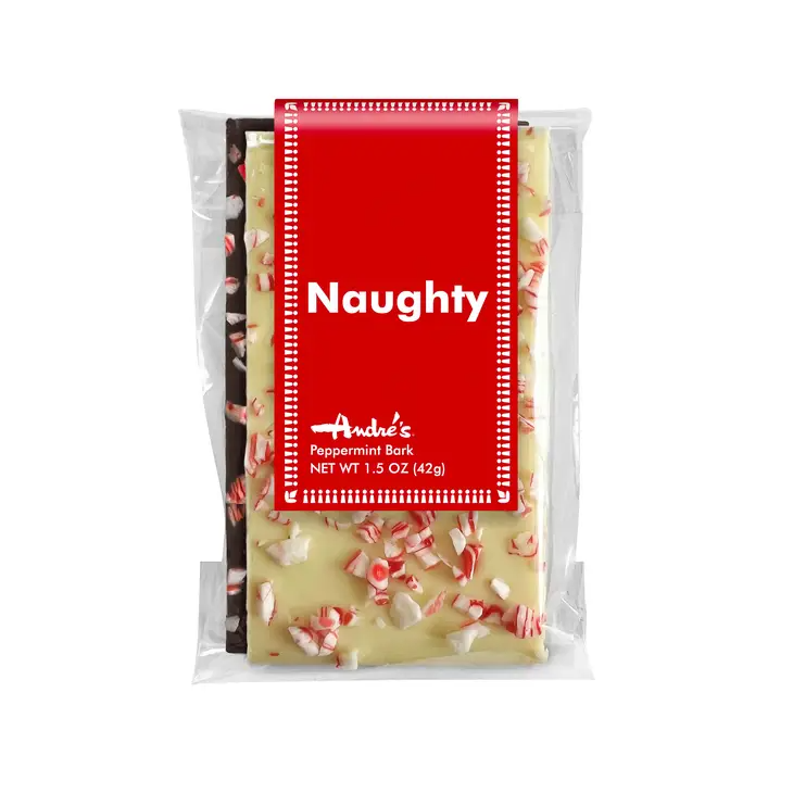 Naughty - Holiday Peppermint Bark - 2 Pieces - Mellow Monkey