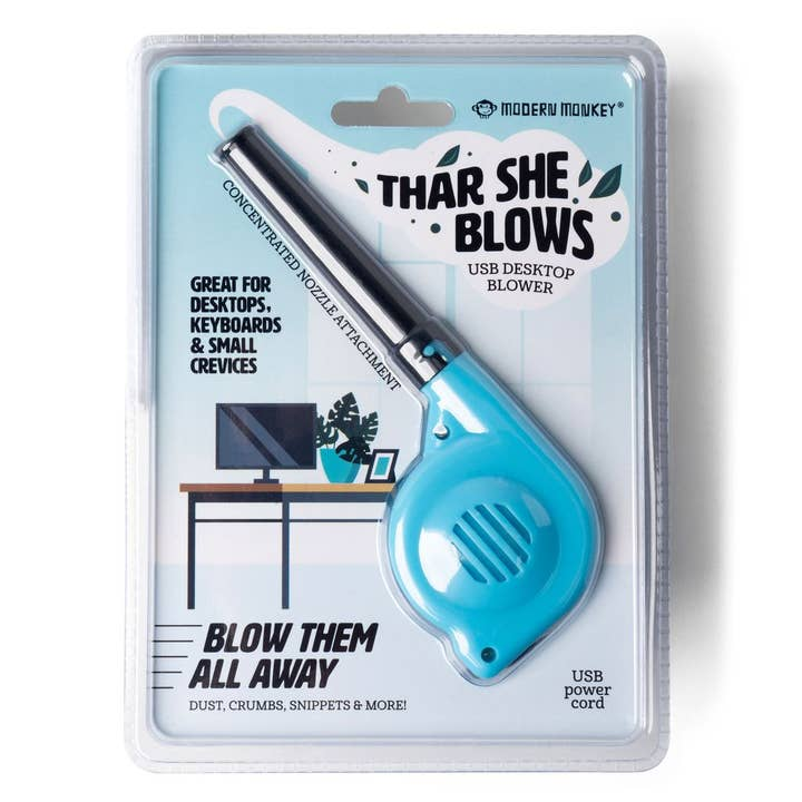 Modern Monkey® Thar She Blows USB Desktop Blower - Mellow Monkey