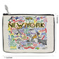 New York City Zip Pouch - Mellow Monkey