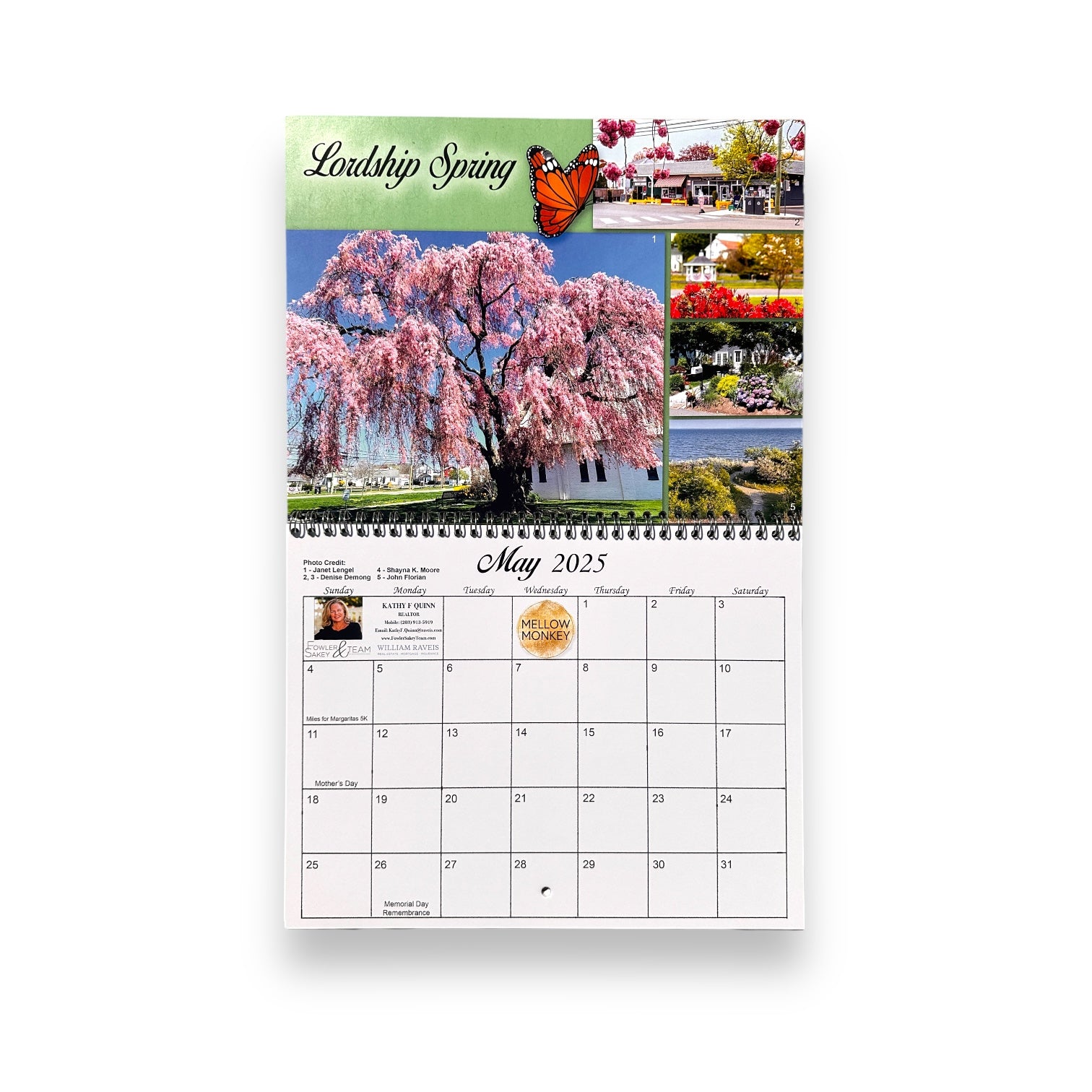 The 2025 Lordship in Bloom Wall Calendar - Benefit Fundraiser - Mellow Monkey