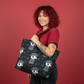 Plague Doctor Tote Bag - Zippered Pocket - Washable - Mellow Monkey