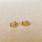 Tiny Waves Clicker Hoops - 18k Gold Filled Earrings - Mellow Monkey