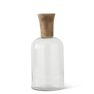 Wood Necked Glass Vase - Mellow Monkey