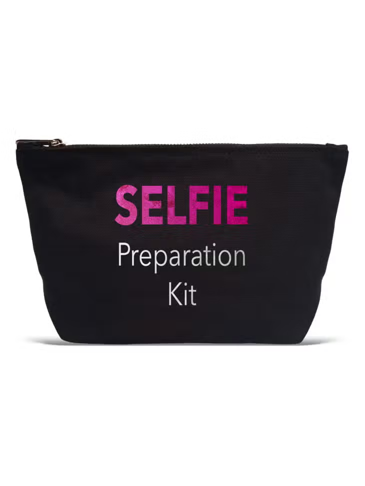 Selfie Preparation Kit - Zippered Pouch - Mellow Monkey
