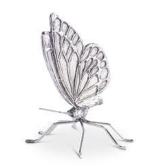 Silver Metal Butterfly Figurine - Mellow Monkey