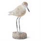 Whitewashed Sea Bird on Metal Legs - Mellow Monkey