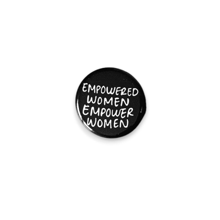 Empowered Women Empower Women Pin Back Button - 1-1/4-in - Mellow Monkey