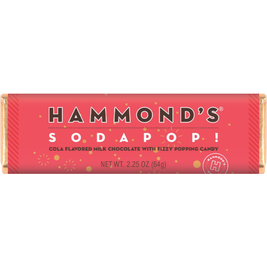 Sodapop! Milk Chocolate Candy Bar 2-1/4-oz - Mellow Monkey