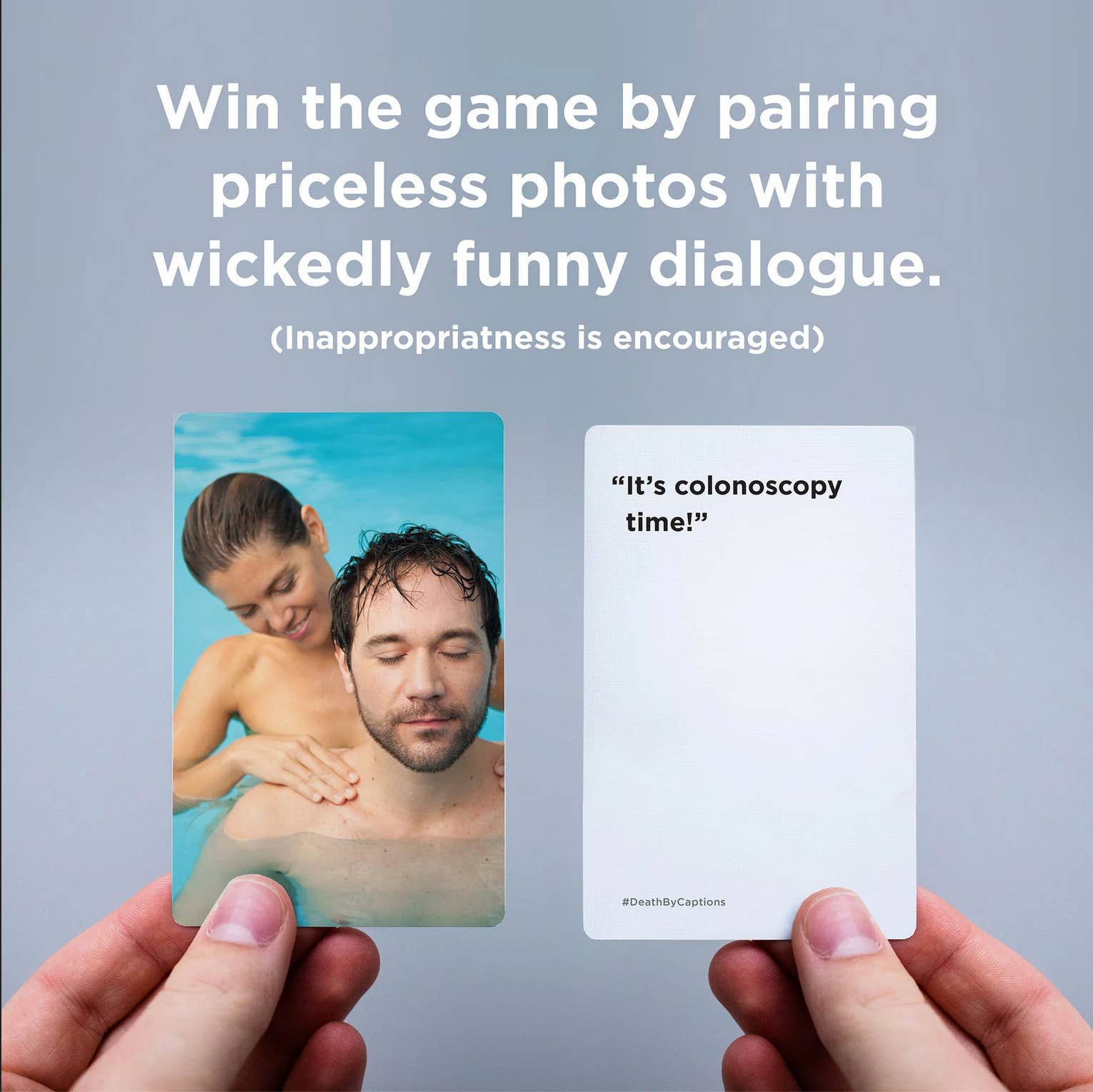 Death by Captions - The Very Innappropriate Party Game - Mellow Monkey