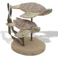 Hand Carved Turtle Pair - Table Top Sculpture - Mellow Monkey