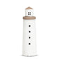 Medium White Lighthouse-9"H - Mellow Monkey