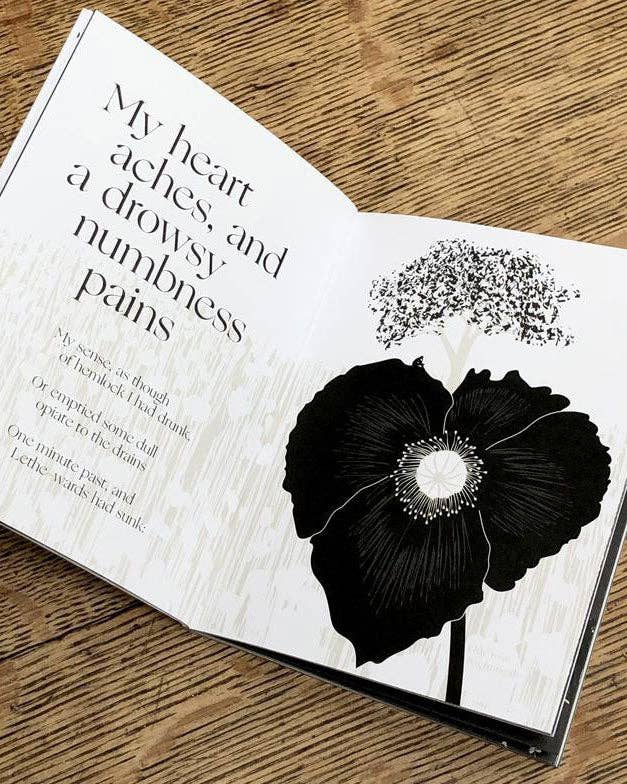 Beauty is Truth - John Keats, Illustrated Mini Book - Mellow Monkey