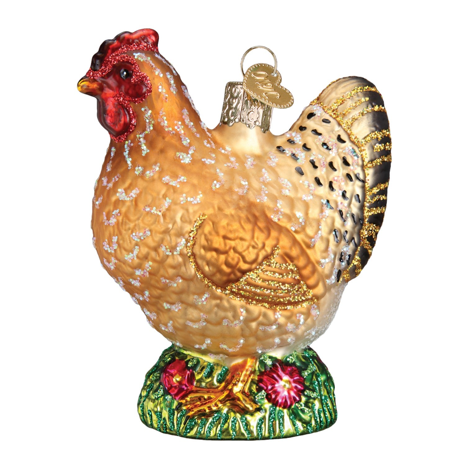 Spring Chicken - Old World Christmas Blown Glass Holiday Ornament - Mellow Monkey