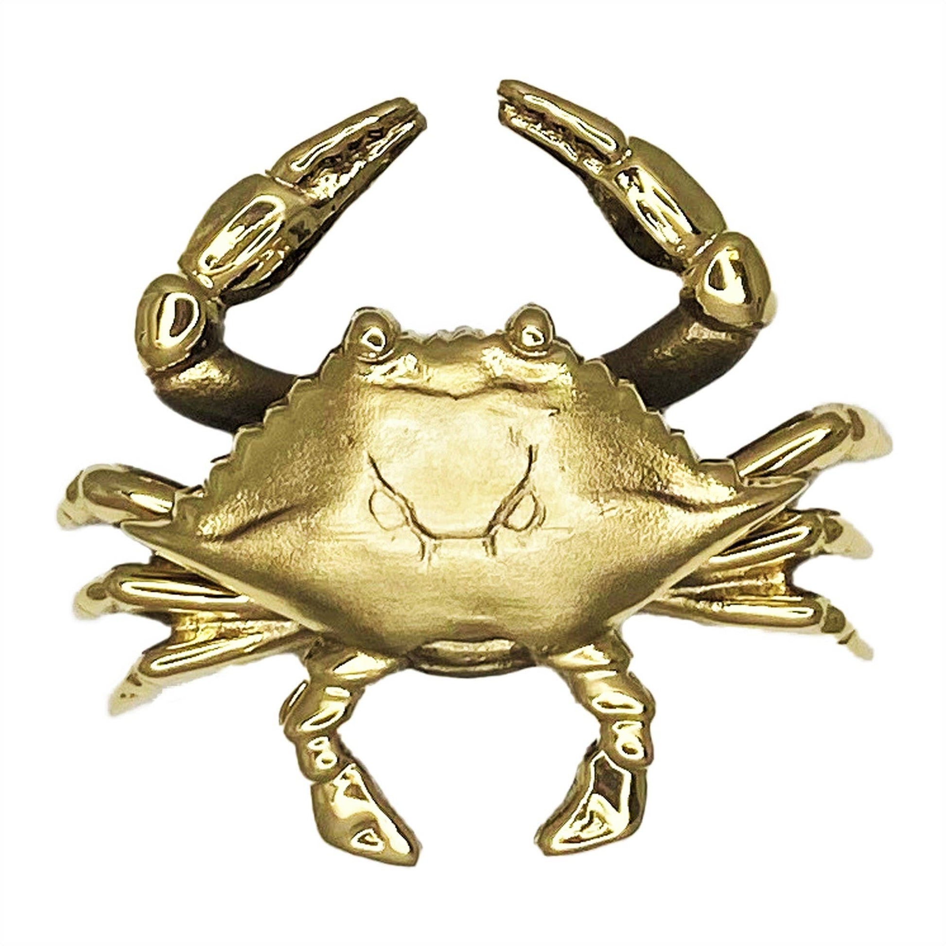 Crab Door Knocker - All Brass - Mellow Monkey
