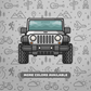 Jeep Travel Sticker - Mellow Monkey