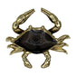 Crab Door Knocker - Brass with Oiled Bronze Shell - Mellow Monkey