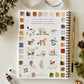 Woodland Watercolor Workbook - Mellow Monkey
