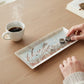 Capiz Sea Oats -Rectangle Trinket Tray - 9-1/2-in - Mellow Monkey