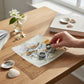 Capiz Sandpiper - Square Trinket Tray - 5-in - Mellow Monkey