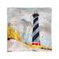 Capiz Cape Hatteras Lighthouse - Square Trinket Tray - 5-in - Mellow Monkey