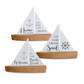 Inspirational Tabletop Sailboat - 7-1/2-in - Mellow Monkey