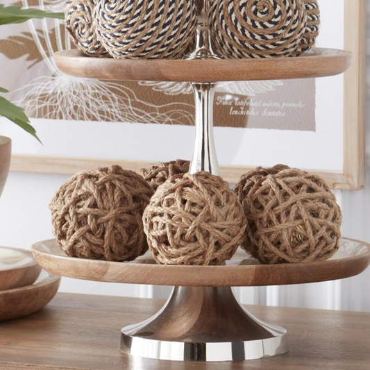 Natural Seagrass Rope Ball - 4-in - Mellow Monkey