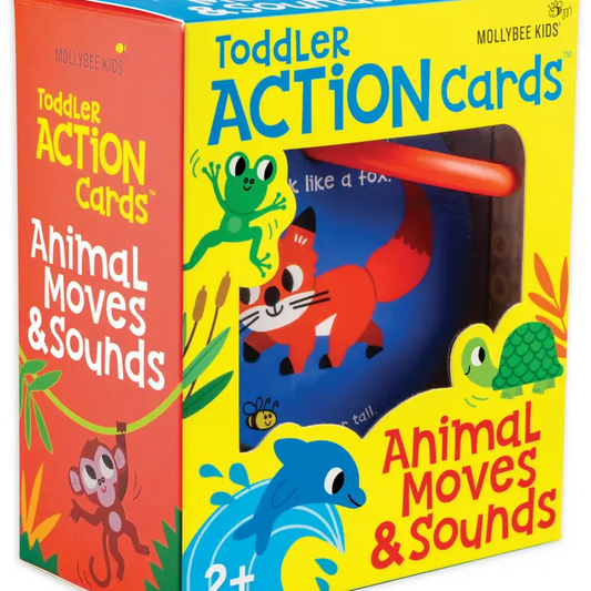 Toddler Action Cards - Animal Moves & Sounds - Mellow Monkey