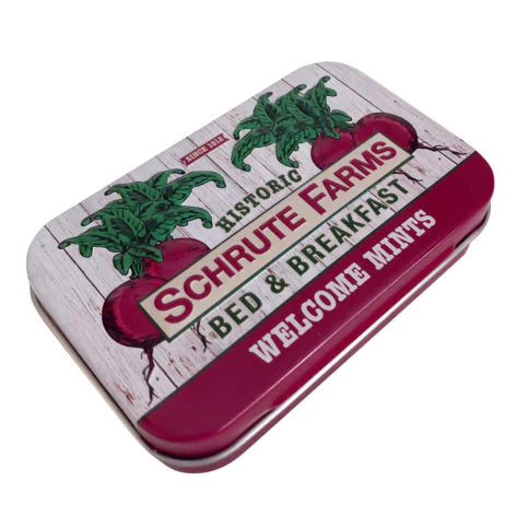 The Office - Schrute Farms Hospitality Welcome Mints In Tin - 1.5-oz - Mellow Monkey