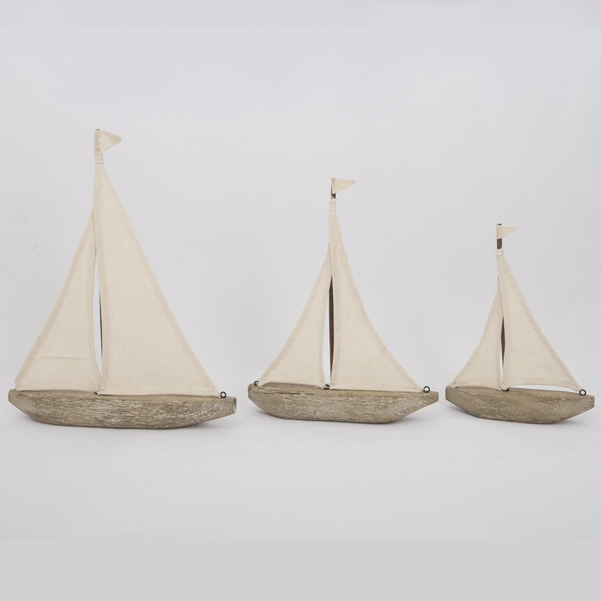 Driftwood and Canvas Sailboat - Mellow Monkey