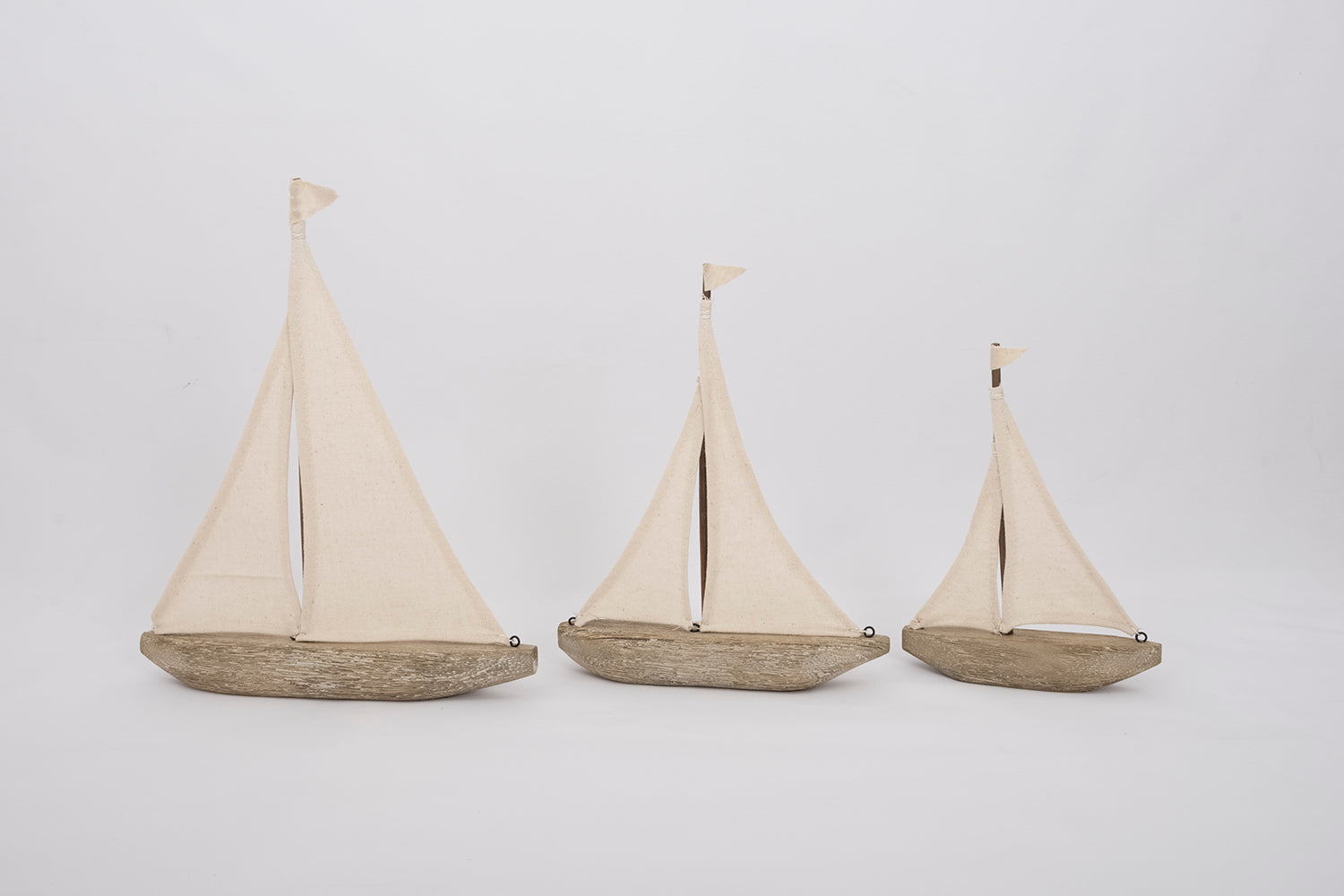 Driftwood and Canvas Sailboat - Mellow Monkey