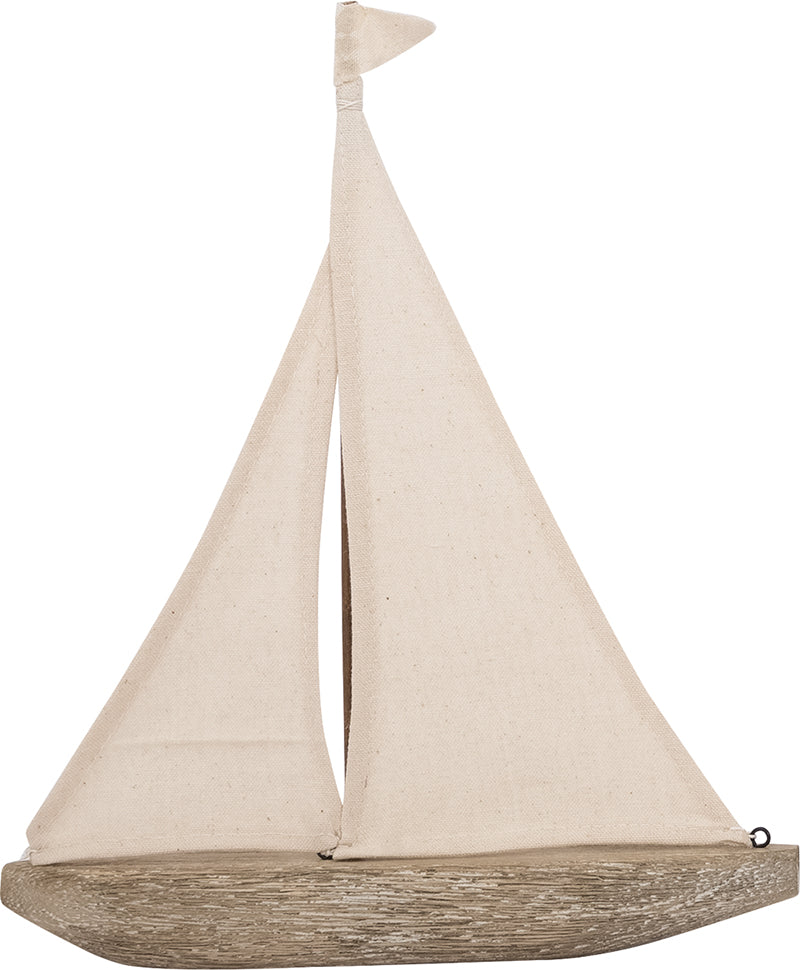 Driftwood and Canvas Sailboat - Mellow Monkey