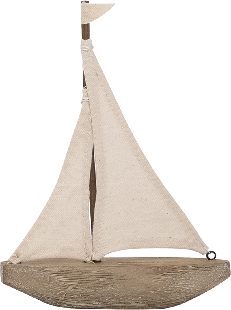 Driftwood and Canvas Sailboat - Mellow Monkey