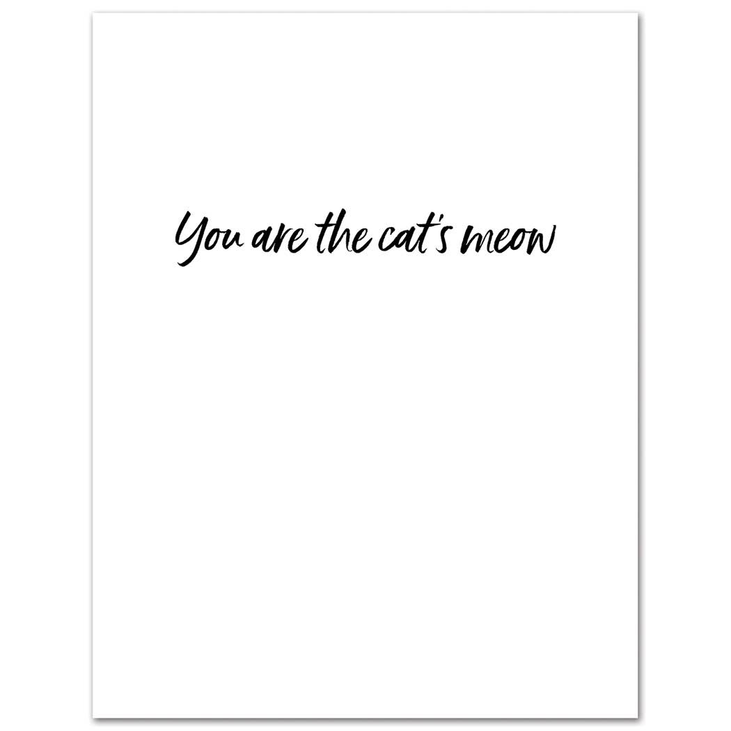 Cat's Meow Pop Star Birthday Card - Mellow Monkey
