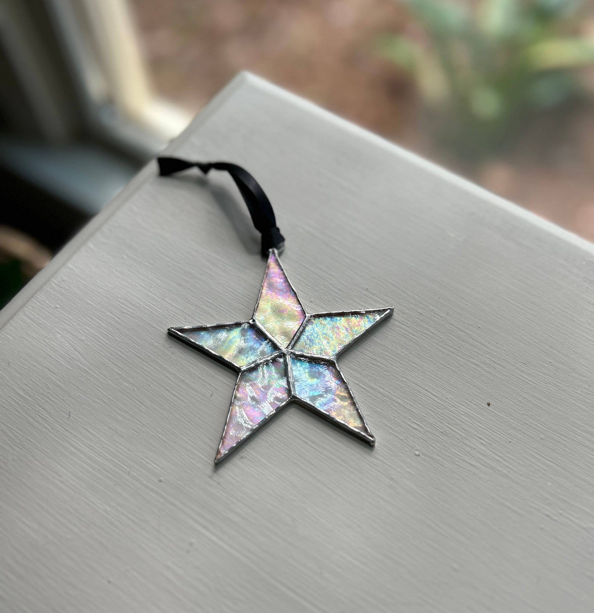 Stained Glass Star For Pet Loss - Mellow Monkey