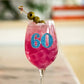 60th Birthday Jeweled Stemmed Wine Glass - Mellow Monkey