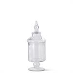 Clear Glass Apothecary Jar with Lid - Mellow Monkey