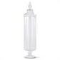 Clear Glass Apothecary Jar with Lid - Mellow Monkey